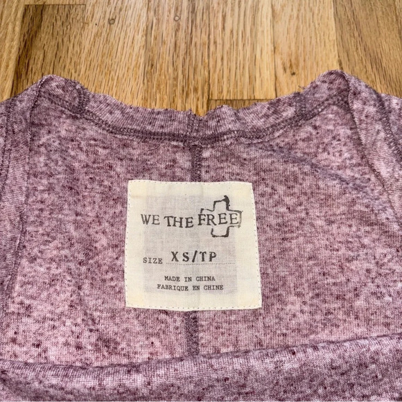 We The Free Purple Burnout Long Sleeve T-Shirt - Picture 2 of 6